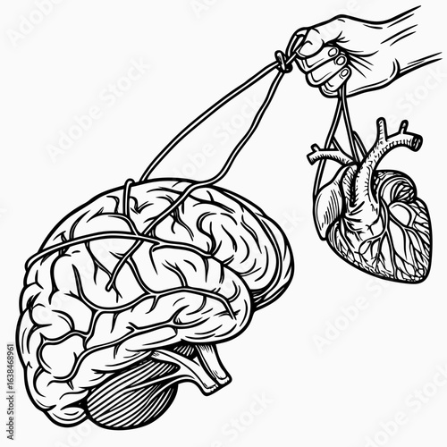 "Mind controlling the heart like a puppet."