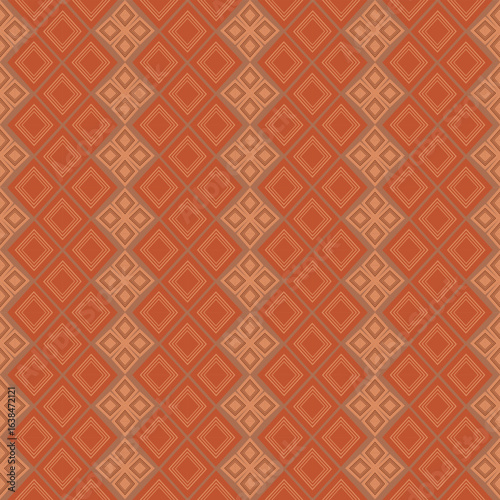Aztec tribal revival – warm rustic clay artistic poster