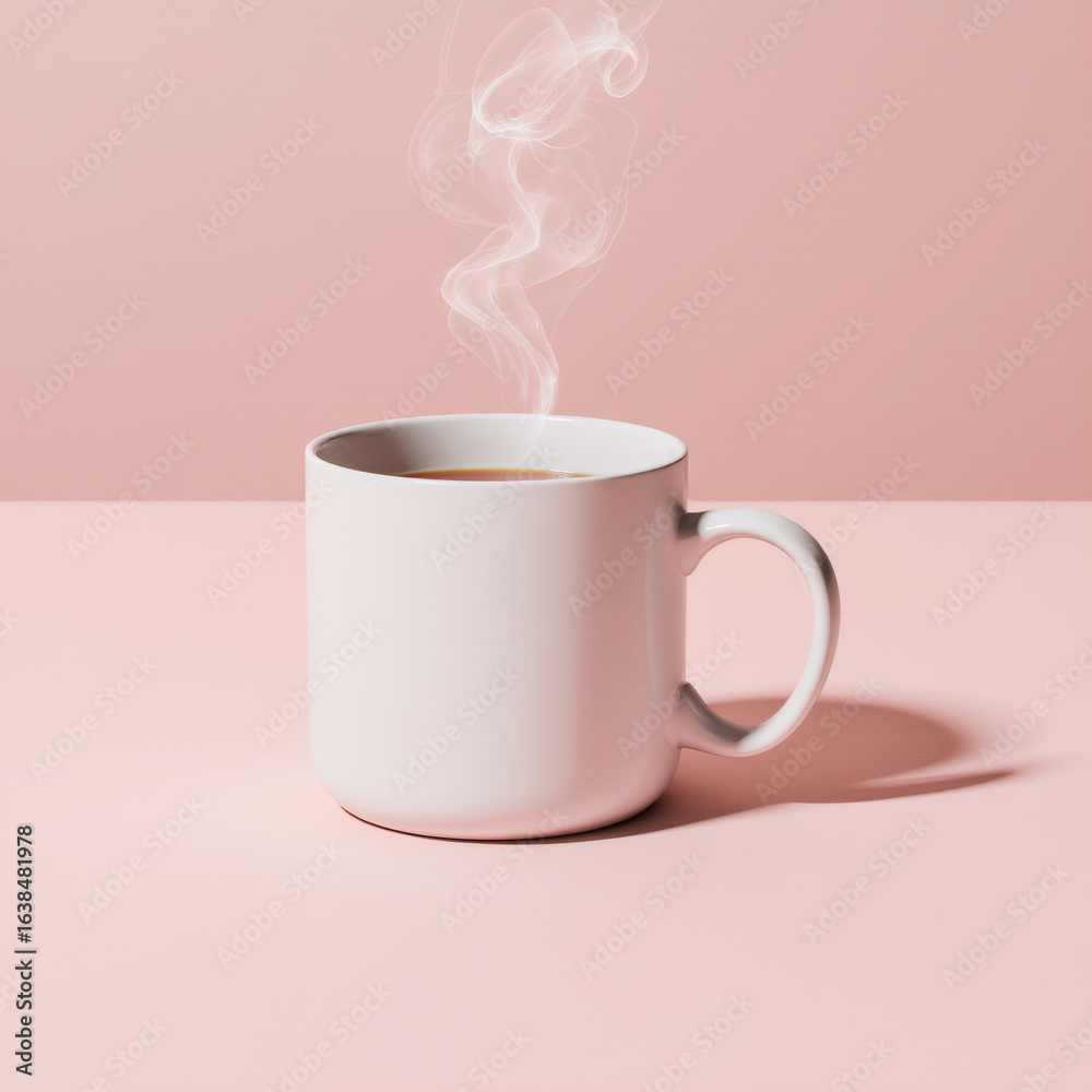 3D Coffee Cup Icon for Cafe Apps, Minimalist Design 3D Coffee Cup Icon for Cafe Apps, Minimalist Design
