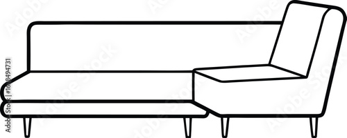 piano keyboard isolated on white