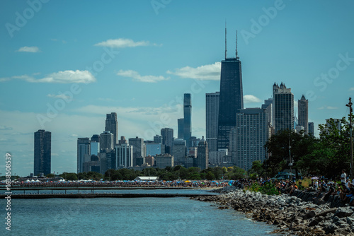Фотография Air and Water  show Chicago, Illinois. Blue angels