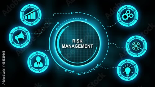 Risk Management and Assessment for Business Investment Concept. Business, Technology, mitigating potential threats that could negatively impact an organization’s operations, assets, or reputation.