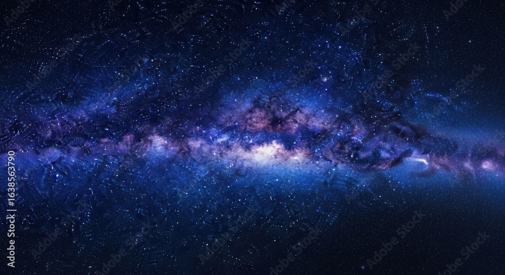 Fototapeta premium Vast Cosmic Wonder A Journey Through the Starry Expanse