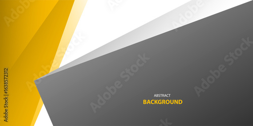 Black and yellow elegant abstact geometric background design. vector illustration