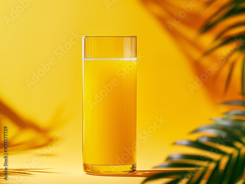 Fresh Pineapple Juice in Glass. Tropical Pineapple Juice with Slices. Exotic Pineapple Juice and Whole Pineapple. Summer Pineapple Juice Drink