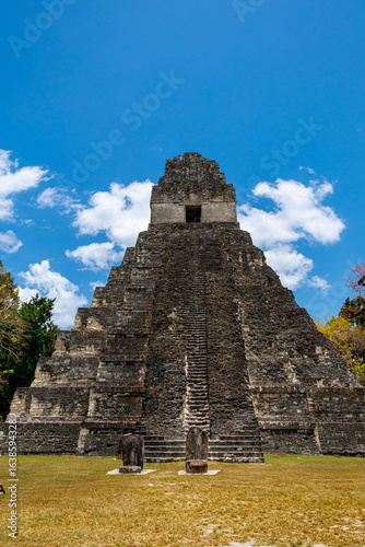 Tikal Mayan Archaeological Zone in Guatemala