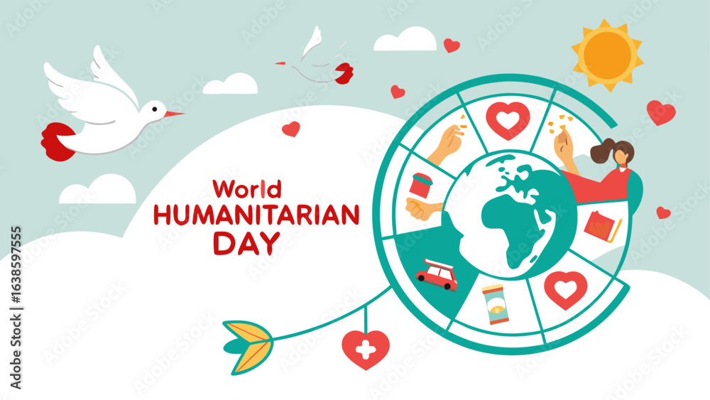 Fototapeta premium World Humanitarian Day
