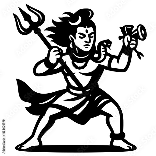 Shiva (el destructor, en forma guerrera)