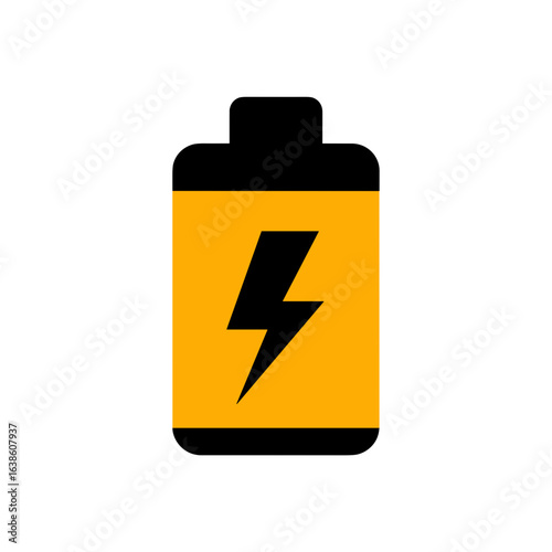 Batterie Icon Sammlung Akku Symbol Vektor Illustration Energie Strom Ladezustand Blitz Zeichen Stromversorgung Power Elektrizität Aufladen Portable Energiequelle Minimalistisch Bunt Schwarz Weiß Desig