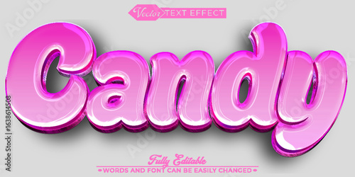  Candy Shop Delight Vector Fully Editable Smart Object Text Effect
