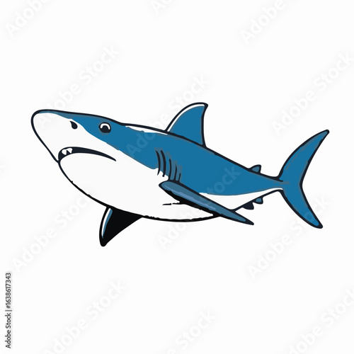 Blue Shark Animal Icon