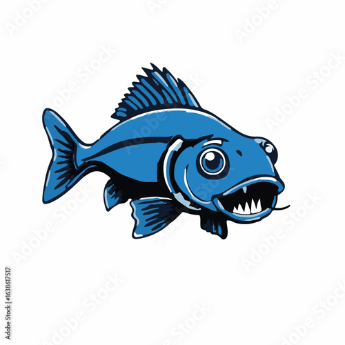 Blue Catfish Animal Icon