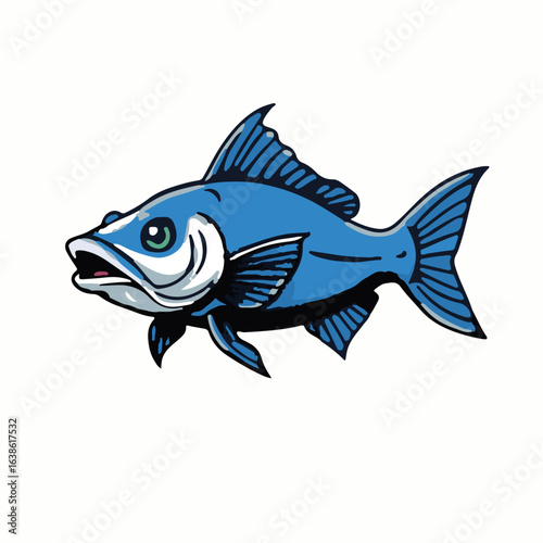 Blue Catfish Animal Icon