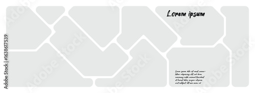 Abstract photo or pictures collage. Digital photos collage frame template