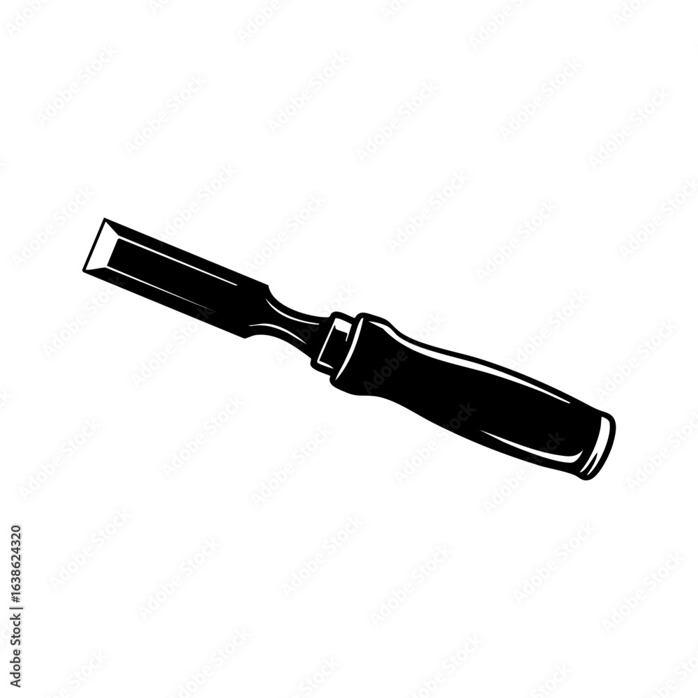 Obraz premium Chisel Vector Icon