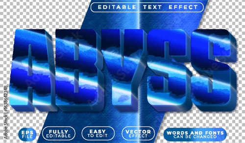  Abyss Deep Dark Mystery Vector Fully Editable Smart Object Text Effect