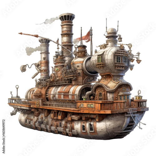 old steam ship