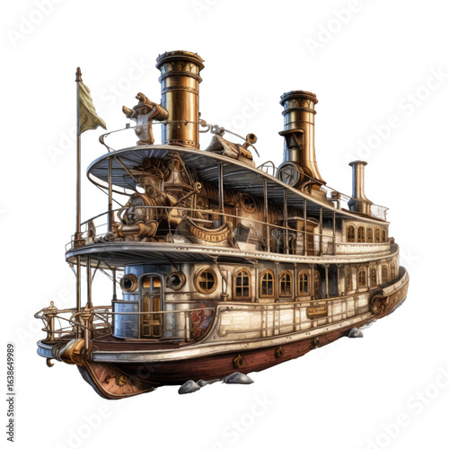 old rusty ship