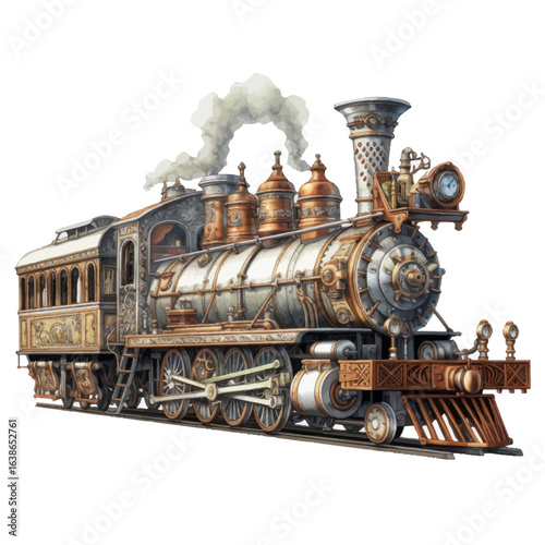 old steam train