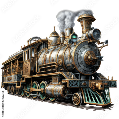 old steam train
