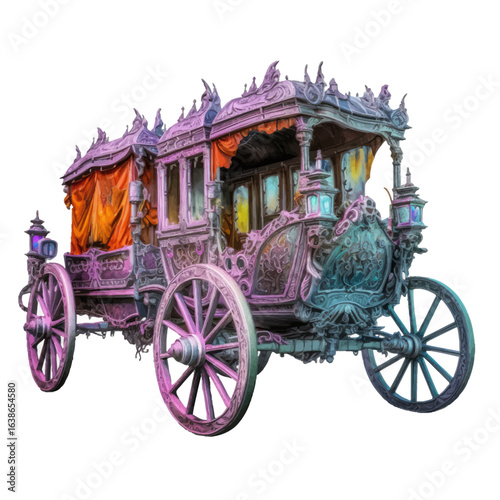 horse carriage in the old town of seville