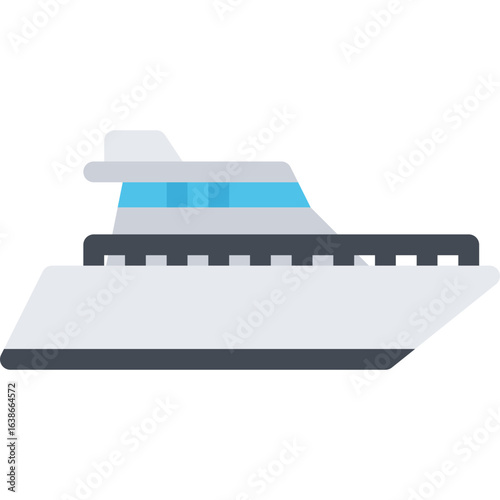 Luxury Yacht Illustration