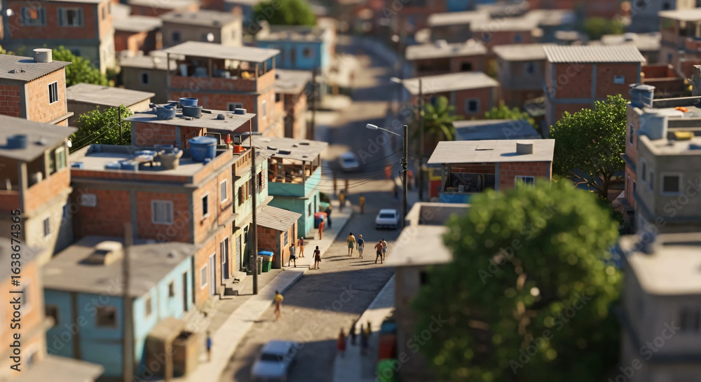 Fototapeta premium Favela