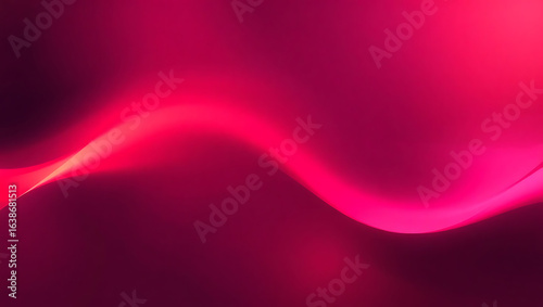 Abstract Crimson Wave:  Vibrant Pink and Deep Red Gradient Background, Smooth Curves, Modern Design, Elegant and Luxurious Mood.