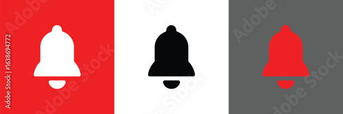 Notification Bell Icon Set