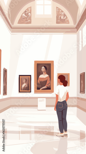 vector art gallery museum