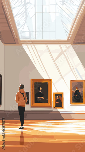 vector art gallery museum