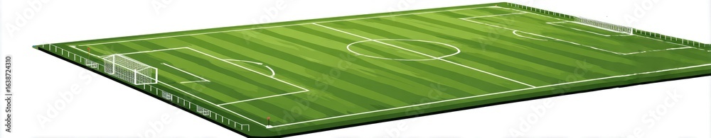 Obraz premium Soccer field graphic (3)