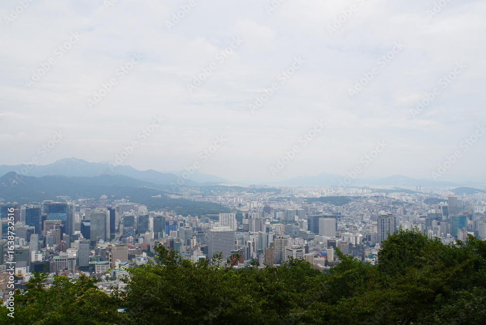 Fototapeta premium view from Namsan - Seoul, Korea