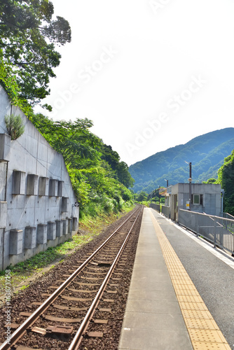 兵庫　JR山陰本線餘部駅構内