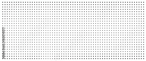 Grid of tiny black dots on white background.  Repeating pattern of small squares