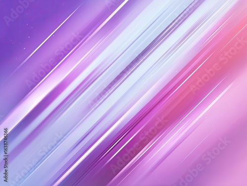 Abstract vibrant diagonal lines in shades of purple, pink, and white