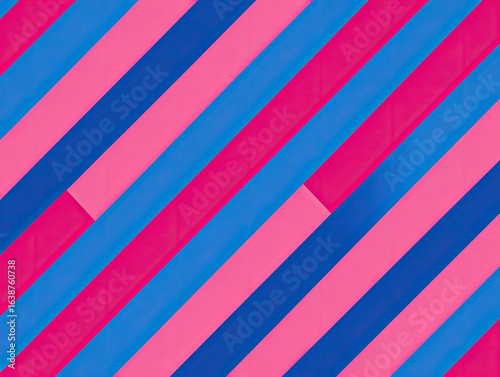 Free Download Diagonal stripes of vibrant pink and blue create a bold, geometric pattern - GFXLoad