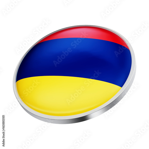 Free Download Armenia flag button - GFXLoad