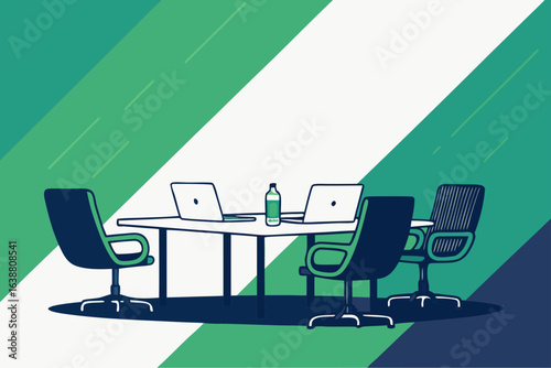 Extraordinary Minimal Meeting Scene Bold Professional Quality Premium Calm Tranquil Harmony Perfect for Print Publication Design Professional Portfolio Quality Asset Creative Asset