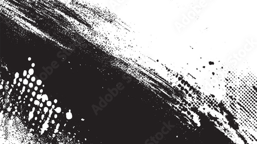 Vintage halftone grunge effect texture. Abstract dotted surface for retro posters. Great for screen print inspired artwork.