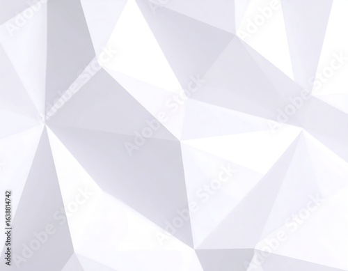 Abstract geometric pattern of light gray triangles