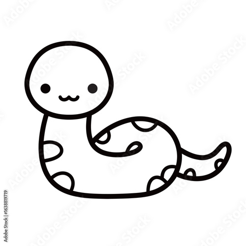 silhouette image of a snake with a transparent background