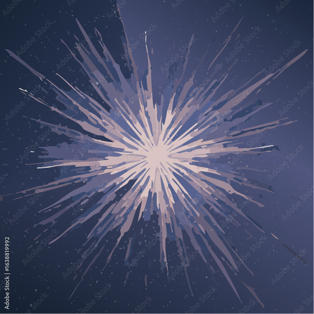 Fototapeta premium seamless starburst fabric pattern; commercial-use SVG vector illustration
