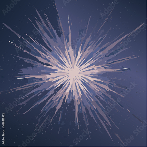 seamless starburst fabric pattern;  commercial-use SVG vector illustration