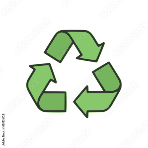 green recycle symbol