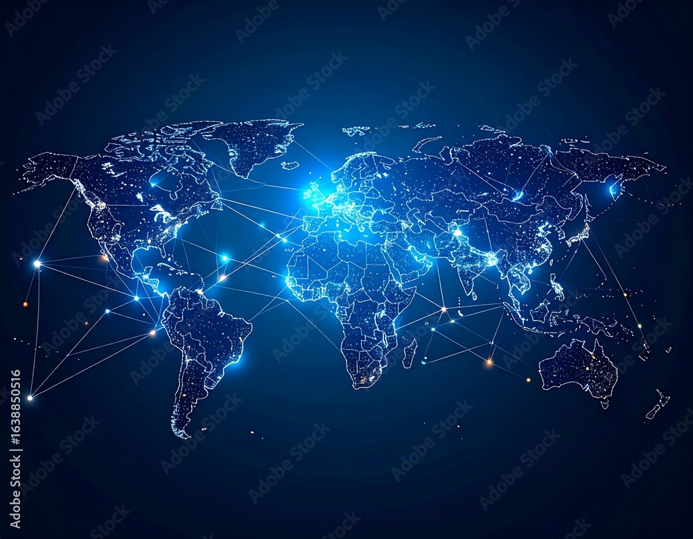 Obraz premium abstract blue background