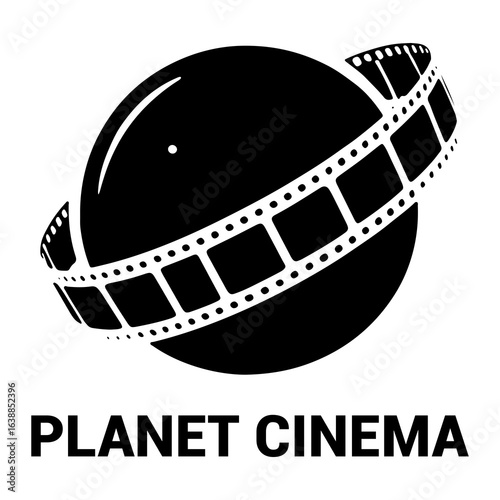 Black planet film reel cinema movie