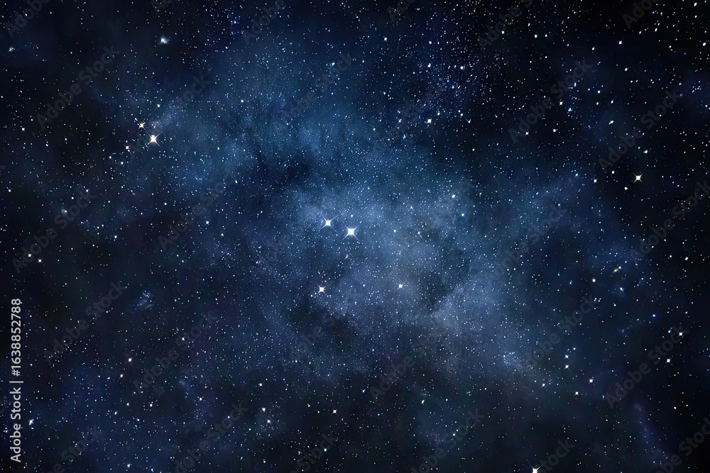 Naklejka premium Deep space nebula filled with stars