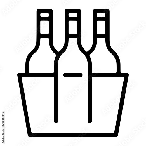 Three bottles in a carrier container beverage