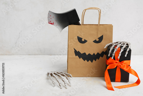 Paper shopping bag, gift bo...